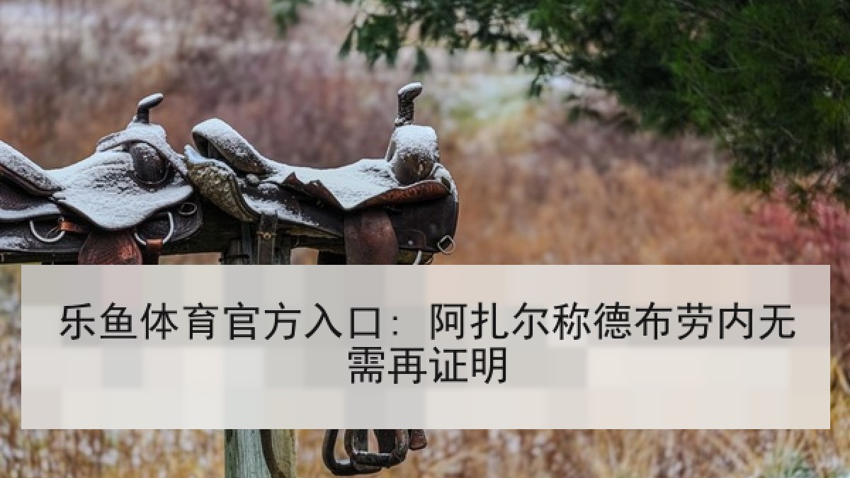 乐鱼体育官方入口: 阿扎尔称德布劳内无需再证明 乐鱼体育官方入口: 阿扎尔称德布劳内无需再证明